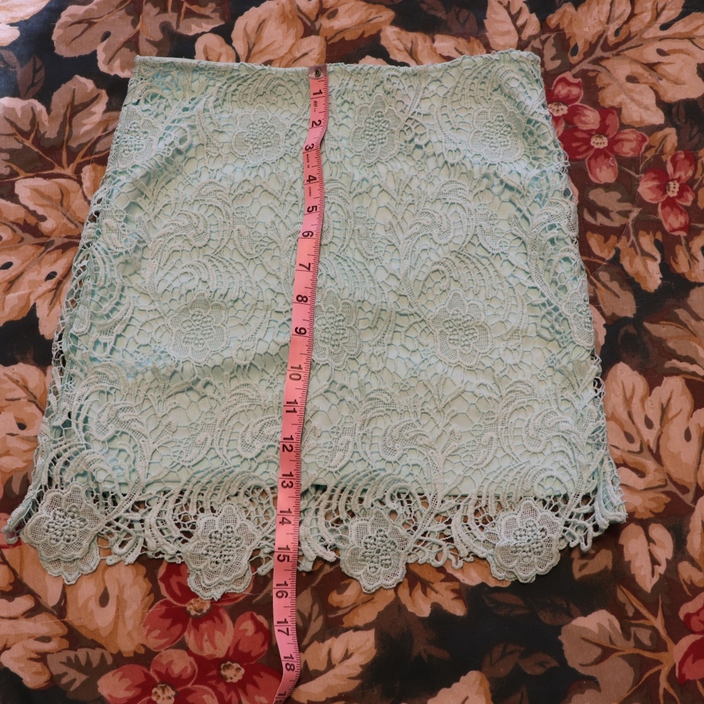NWT H&M Divided light blue lace skirt - Picture 8 of 8